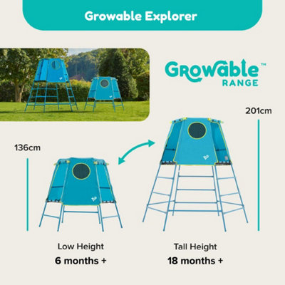 TP Explorer Metal Climbing Frame and Monkey Bridge