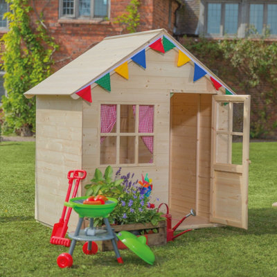 Play Hideaway Natural Playhouse Garden Wooden Nature Play Hideaway