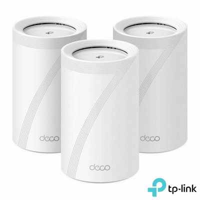 TP-Link Deco BE65 Wi-Fi 7 Mesh System (3 Pack) Tri-Band 9.3Gbps, 2.5G ...