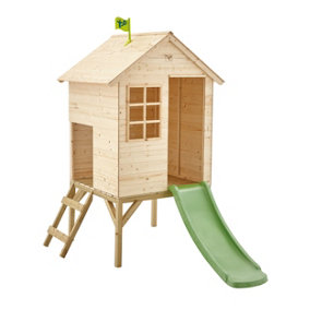 TP Sunnyside Wooden Tower Playhouse with Slide - FSC certified
