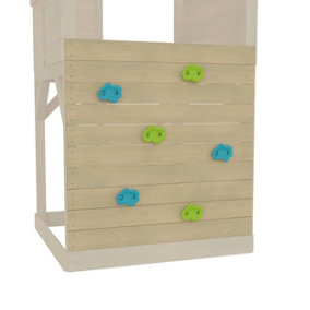 TP Treehouse Wooden Play Tower Climbing Wall - FSC certified