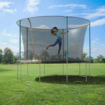 TP Up 12ft Trampoline With Enclosure