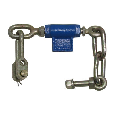 Tractor Stabilizer Check Chain Assembly (2 Link Ford New Holland 3 Point Hitch Sway Chains)