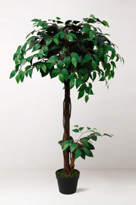 Tradala 4' Lush Artificial Tree Ficus 120cm / 4ft Tall with Real Wood –  Tradala Trees