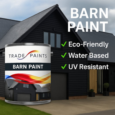 Trade Paints Barn Paint Matt Anthracite Grey 5L