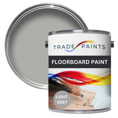 Trade Paints Floorboard Paint Light Grey 2.5L