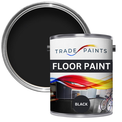 Trade Paints Heavy Duty Floor Paint Black 5L