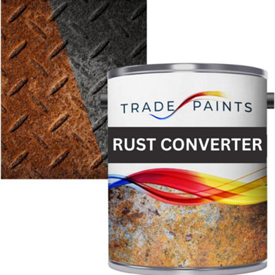 Trade Paints Rust Converter - Convert Rust Into A Ready To Paint Surface - One Application - Neutralise Rust - 5L