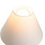 Traditional 12" Cream Cotton Coolie Lampshade Suitable for Table Lamp or Pendant