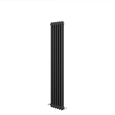 Traditional 2 Column Cast Iron Style Radiator Vertical Anthracite ...