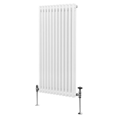 Traditional 2 Column Radiator - 1500 x 562 mm - White