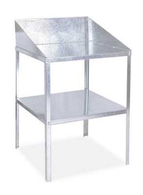 Traditional 2 Tier Greenhouse Workstation Silver - 5