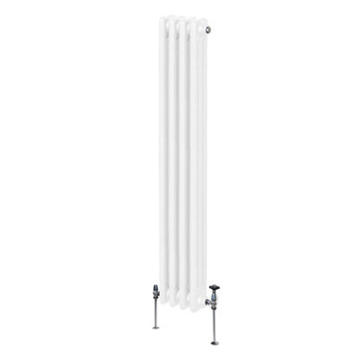 Traditional 3 Column Radiator - 1500 x 202 mm - White