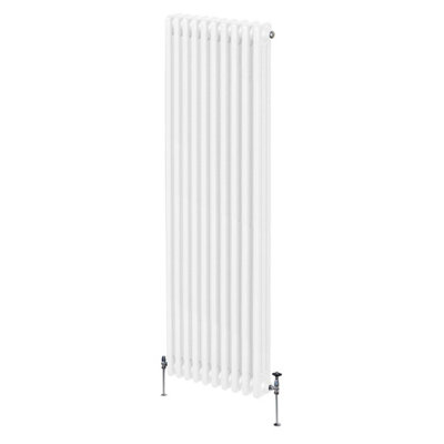 Traditional 3 Column Radiator - 1800 x 472 mm - White