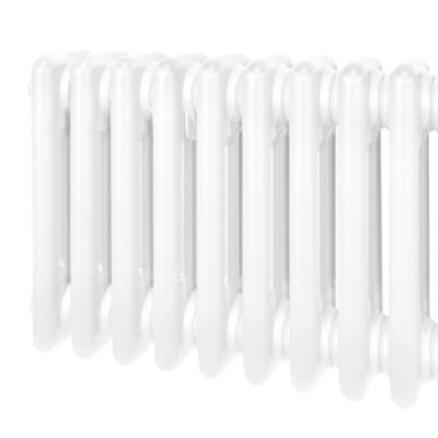 Buy Traditional 3 Column Radiator - 600 x 1462 mm - White at B&Q