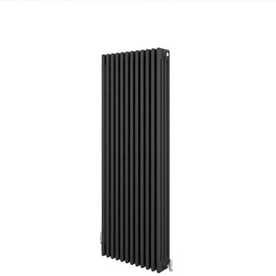 Traditional 4 Column Cast Iron Style Radiator Vertical Anthracite ...