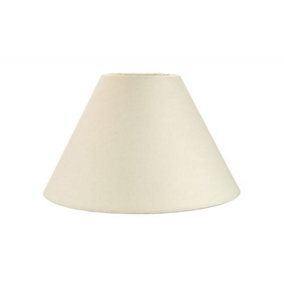 Traditional 8 Cream Cotton Coolie Lampshade Suitable for Table Lamp or Pendant