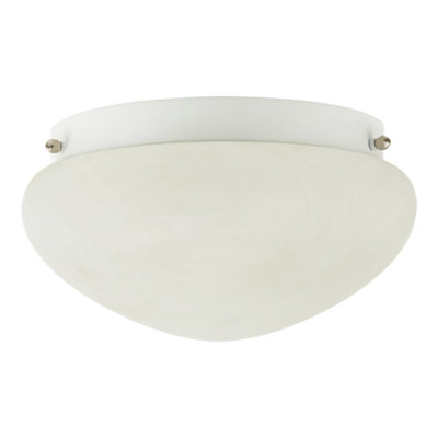 Traditional Alabaster Glass IP44 Bathroom Ceiling Lighting Fixture