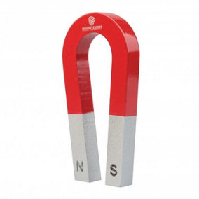 Traditional Alnico Horseshoe Magnet for Education and Experiments - 1kg Pull - 75mm x 39mm x 8mm