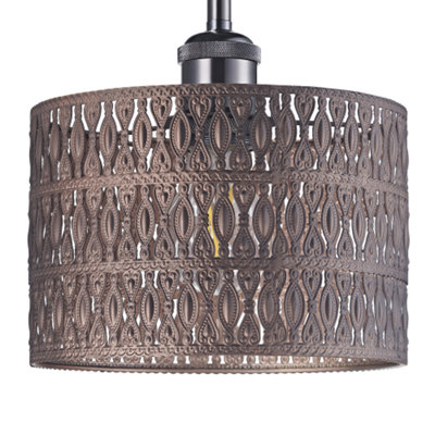 Metal filigree deals lamp shade