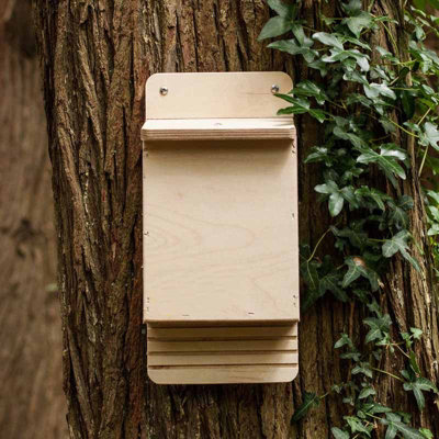 Traditional Bat Box - Plywood - L12 x W16 x H34 cm - 5