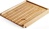 Traditional Belfast Butler Sink Wooden Draining Board Crafted from Solid Oak Wood - Raised and Angled - Will Last Lifetime