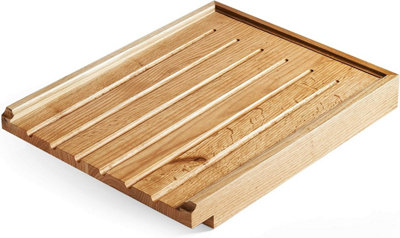 Traditional Belfast Butler Sink Wooden Draining Board Crafted from Solid Oak Wood Raised and Angled Will Last Lifetime DIY at B Q