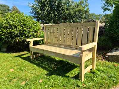 Timber garden 2024 bench seat