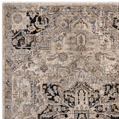 Traditional Bordered Luxurious Easy to clean Rug for Dining Room Bed Room and Living Room-240cm X 330cm