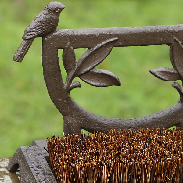 Traditional Cast Iron Outdoor Garden Birds Combined Boot Traditional Cast Iron Outdoor Garden Birds Combined Boot