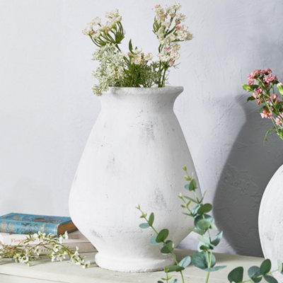 Traditional Ceramic Tall Indoor Flower Vase H43 x Dia32cm