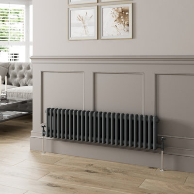 Traditional Colosseum Horizontal Double Bar Column Radiator 300x1190 ...