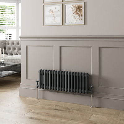 Traditional Colosseum Horizontal Double Bar Column Radiator 300x830 ...