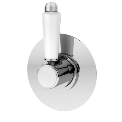 Traditional Concealed Lever Handle 2/3/4 Way Shower Diverter - Chrome Price Comparisons | Compare The Build