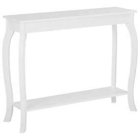 Traditional Console Table White HARTFORD