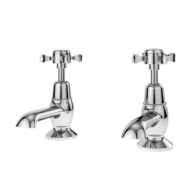Traditional Crosshead Basin Taps - Chrome Price Comparisons | Compare The Build