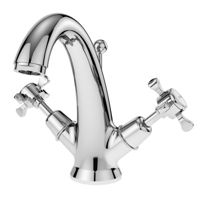 Traditional Crosshead Mono Basin Mixer Tap - Chrome Price Comparisons | Compare The Build