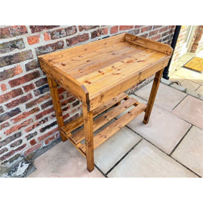 Traditional Davenport Utility Garden Wooden Table