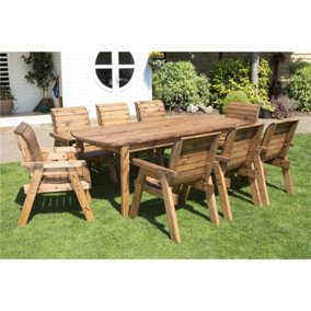 Traditional Eight Seater Rectangle Table Set