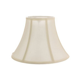Traditional Empire Shaped Small 8 Lamp Shade in Silky Cream Cotton Fabric