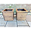 Traditional Extra Large Windsor Wooden Planter x 2