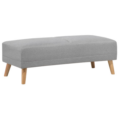 Traditional Fabric Bench Grey FLORLI