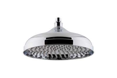 Traditional Fixed Shower Head, 300mm - Chrome