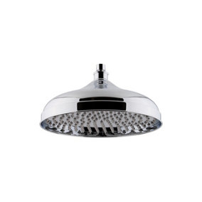 Traditional Fixed Shower Head, 300mm - Chrome