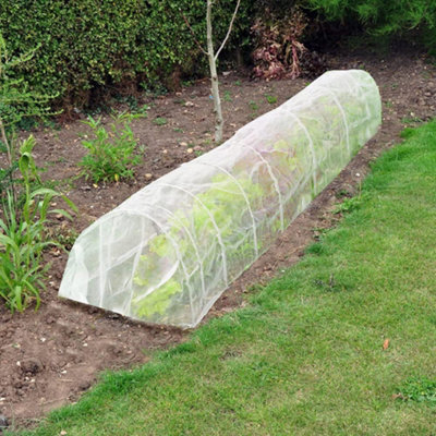 Traditional Fleece Grow Tunnel - Aids With Humidity And Warmer Soil - Helps To Deter Birds And Pests