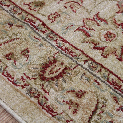 Traditional Floral Graphics Cotton Backing Easy to Clean Rug for Living Room Bedroom and Dining Room-200cm X 300cm - 3