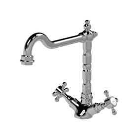 Traditional French Classic Mono Sink Mixer Tap - Chrome - Balterley