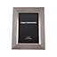 Traditional Grey MDF Rectangular 4x6 Picture Frame with Brushed Copper Trim