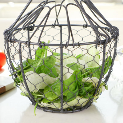 Traditional Kitchen Wire Salad Shaker, Kitchen Basket Gift Idea