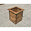 Traditional Large Windsor Wooden Planter x 2